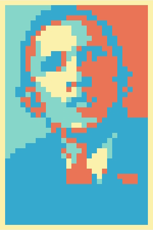 Post-it pixel art